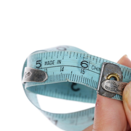 6.2" c1940 Fred Harvey Sterling silver snakes, arrows turquoise cuff bracelet - Estate Fresh Austin