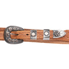 1940's Mexican 935 Sterling silver 10k gold ranger belt buckle set - Estate Fresh Austin