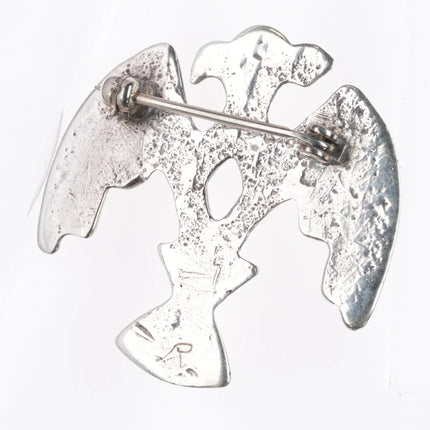 Vintage Navajo/Zuni sterling silver Roadrunner/thunderbird pins - Estate Fresh Austin