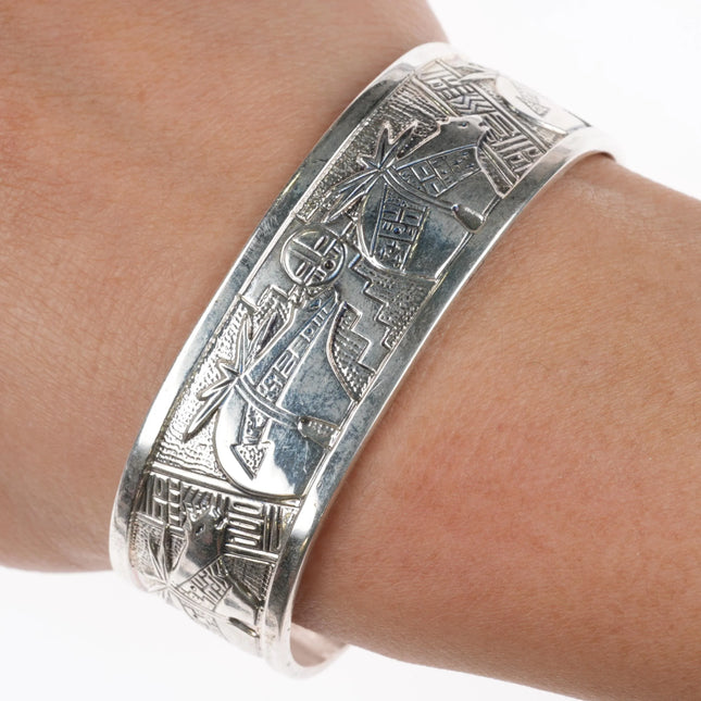 6.25 Roderick Tenorio for Carolyn Pollack Relios sterling silver cuff bracelet - Estate Fresh Austin