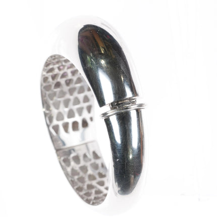 6.5" Roberto Coin Capri Plus Bangle bracelet 2.55cttw Rhodolite sterling silver - Estate Fresh Austin