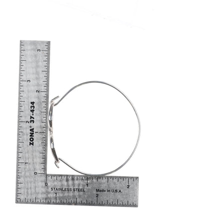 6.75" Astri Holthe Norwegian Modernist sterling silver bangle bracelet - Estate Fresh Austin