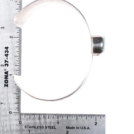 Howard Sice (Hopi - Laguna) Sterling silver waterweb turquoise cuff bracelet - Estate Fresh Austin