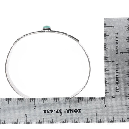 6.6" 30's-40's nice Fred Harvey sterling silver thunderbird/arrow cuff bracelet - Estate Fresh Austin