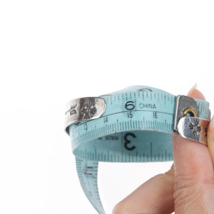 6.6" 30's-40's nice Fred Harvey sterling silver thunderbird/arrow cuff bracelet - Estate Fresh Austin