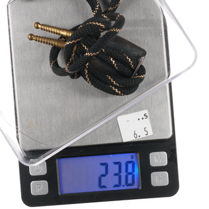 c1940's Navajo sterling silver bolo tie with nice Nevada turquoise - Estate Fresh Austin