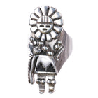 sz7 Herman Vandever Navajo Kachina sunface ring sterling silver - Estate Fresh Austin