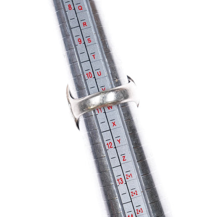 sz11 Vintage Navajo sterling silver turquoise nugget men's ring 4 stone - Estate Fresh Austin