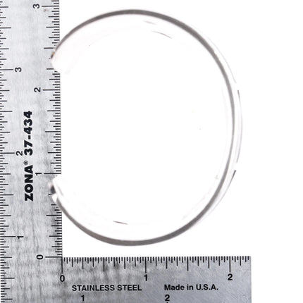 6.75" Large Vintage Hopi or Navajo Overlay cuff bracelet sterling silver - Estate Fresh Austin