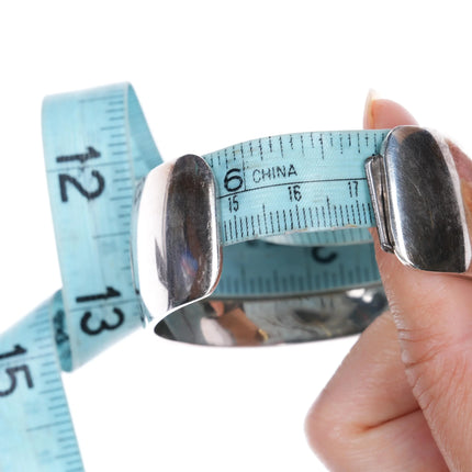 6.75" Mark Tawahongva Hopi Overlay Kokopelli cuff bracelet sterling silver - Estate Fresh Austin