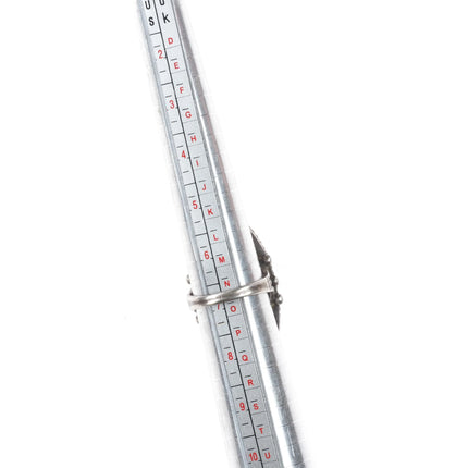 sz7 Large 30's-40's Navajo Petrified Wood Agate Sterling silver ring - Estate Fresh Austin