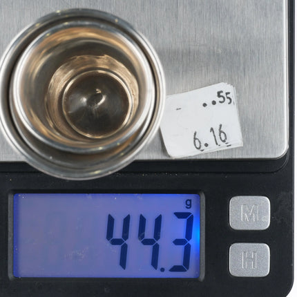 3 Antique Russian 84 Silver Shot glasses Kiddush Cup Sterling - Estate Fresh Austin