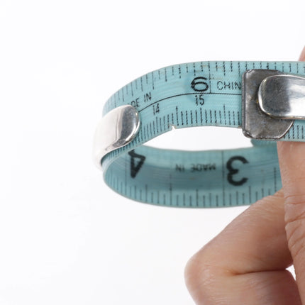 6.25" Will Denetdale Navajo sterling silver cuff bracelet with lapis lazuli - Estate Fresh Austin
