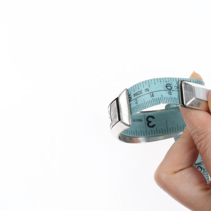 6" Richard Tsosie Navajo sterling silver, coral, shell, turquoise cuff bracelet