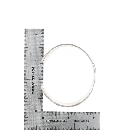 Murray 6.6" 1970's Navajo sterling silver Peyote Bird Shadowbox cuff bracelet - Estate Fresh Austin