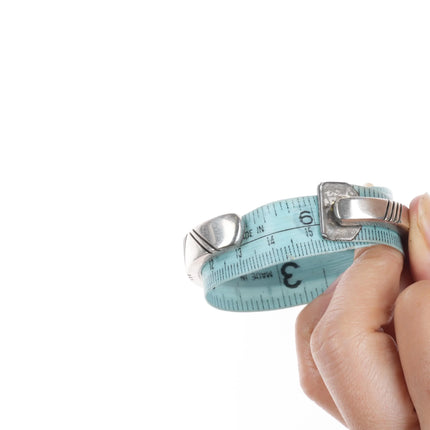 6" Jimmie King Jr Navajo sterling silver, coral, lapis, turquoise cuff bracelet