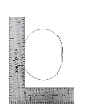 6.25" 1940's Fred Harvey sterling silver Arrowhead slim stacker cuff bracelet - Estate Fresh Austin