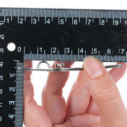 Ramon Dalangyawma Hopi overlay large kachina figure pendant sterling silver