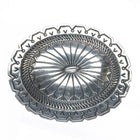 Jennny Blackgoat Navajo sterling silver hand stamped concho belt buckle - Estate Fresh Austin