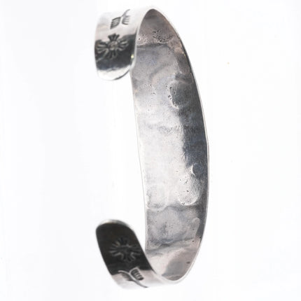 6.6" 30's-40's nice Fred Harvey sterling silver thunderbird/arrow cuff bracelet - Estate Fresh Austin