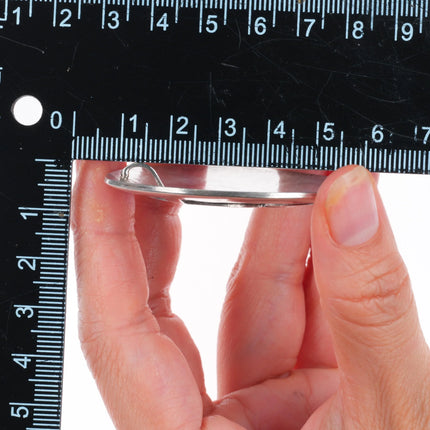 c1950 Hopi overlay SilverCrafts Guild  large pendant sterling silver