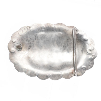 Navajo Sterling Silver Santa Fe Fraternal Order of Police FOP Belt buckle