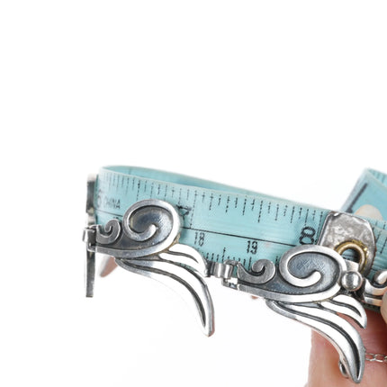 Melesio Villareal Taxco Vintage Sterling silver Necklace, Bracelet, and earrings - Estate Fresh Austin