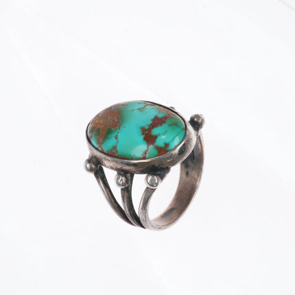 sz5.25 20's-30's Vintage/antique Navajo sterling silver Royston turquoise  ring