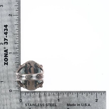 sz5.25 20's-30's Vintage/antique Navajo sterling silver Royston turquoise  ring