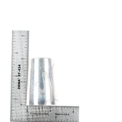 6 Antique Russian 84 Silver Shot glasses Kiddush Cup hand engraved Sterling - Estate Fresh Austin