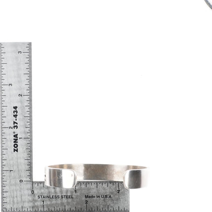 6.25" Eddison Wadsworth Hopi Overlay leaping frogs cuff bracelet sterling silver - Estate Fresh Austin