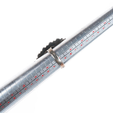 sz7 40's-50's Fred Harvey Cerrillos Turquoise sterling silver snake eye ring