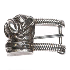 Retro Barry Kieselstein Cord sterling silver figural bulldog belt buckle - Estate Fresh Austin