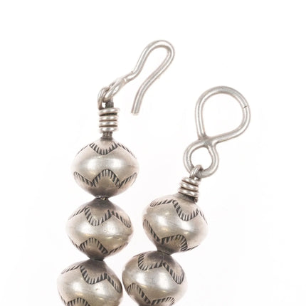 Amazing Vintage Hand Stamped Navajo pearl beaded necklace - Estate Fresh Austin