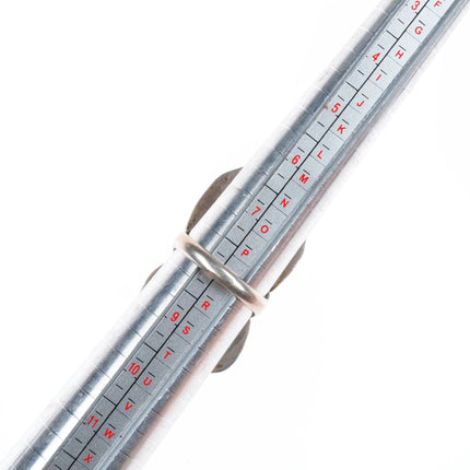 sz8 70's-80's DL Vintage Navajo sterling silver feather ring spiderweb turquoise