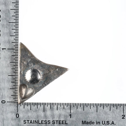 Douglas Magnus for Lucchese Sterling silver One Thousand Santa Fean Collar tips