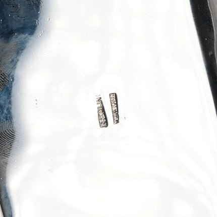 Oversized Retro Patricia Von Muslin sterling silver modernist bib necklace