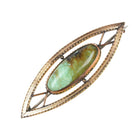 Antique Victorian 9ct gold and turquoise pin/brooch