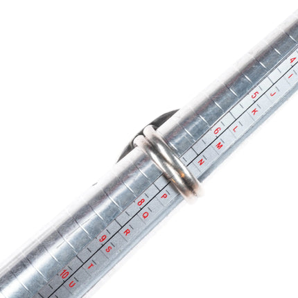 sz7 Vintage RZH Navajo sterling silver jasper ring w/ rope bezel