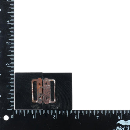 3 c1940's Bakelite 2pc Belt buckle sets organic leaf forms butterscotch, black