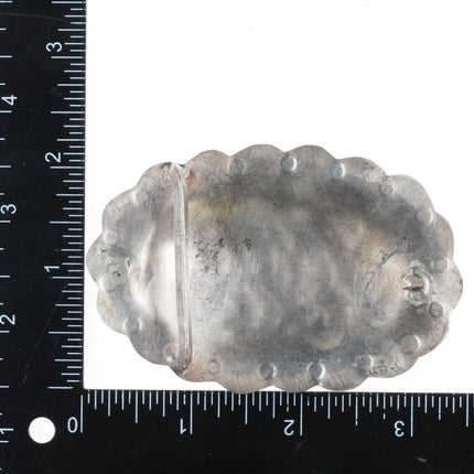 Navajo Sterling Silver Santa Fe Fraternal Order of Police FOP Belt buckle