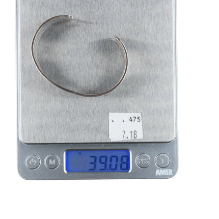 6.25" Hubert Yowytewa Hopi Overlay cuff bracelet sterling silver