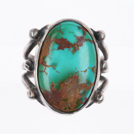 sz5.25 20's-30's Vintage/antique Navajo sterling silver Royston turquoise  ring