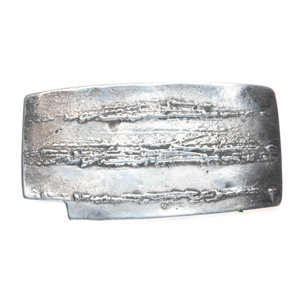 Frances Holmes Boothby modernist sterling silver abstract belt buckle