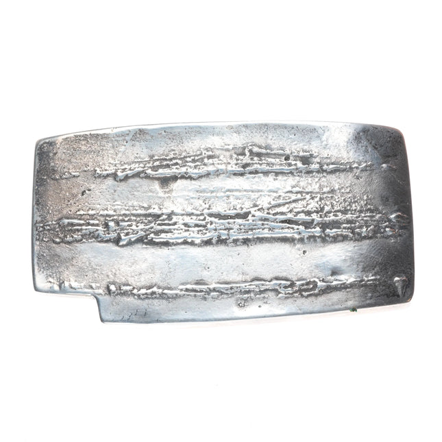 Frances Holmes Boothby modernist sterling silver abstract belt buckle