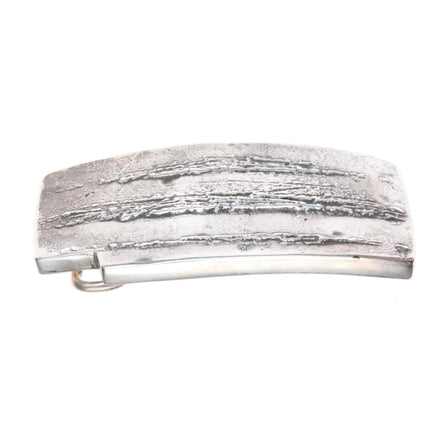 Frances Holmes Boothby modernist sterling silver abstract belt buckle