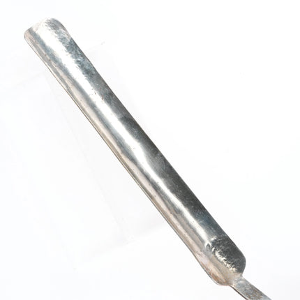 Vintage Hand carved sterling silver Haida hammered serving spoon ladle