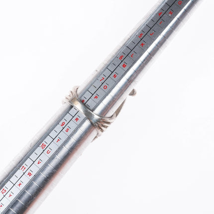 sz8 Harry Morgan Navajo sterling silver long ring w/ nice turquoise