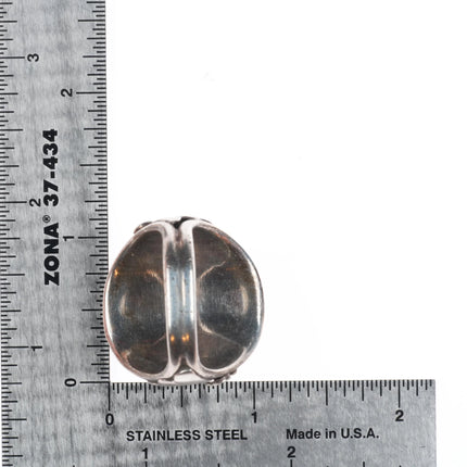 sz14 Vintage Richard Begay Navajo sterling silver Kingman turquoise men's ring