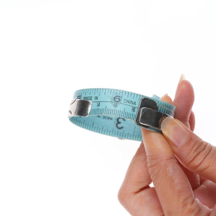 6.35" 30's-40's Vintage Navajo sterling silver green turquoise cuff bracelet